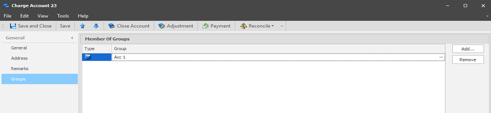 account group