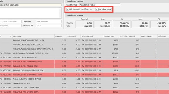 Regular Batch Stocktakes