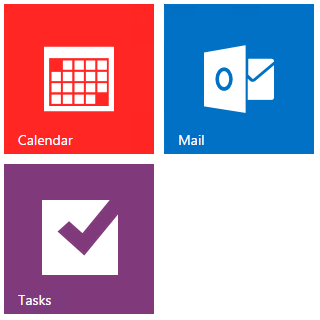 Office 365 Apps - Calendar, Mail and Tasks